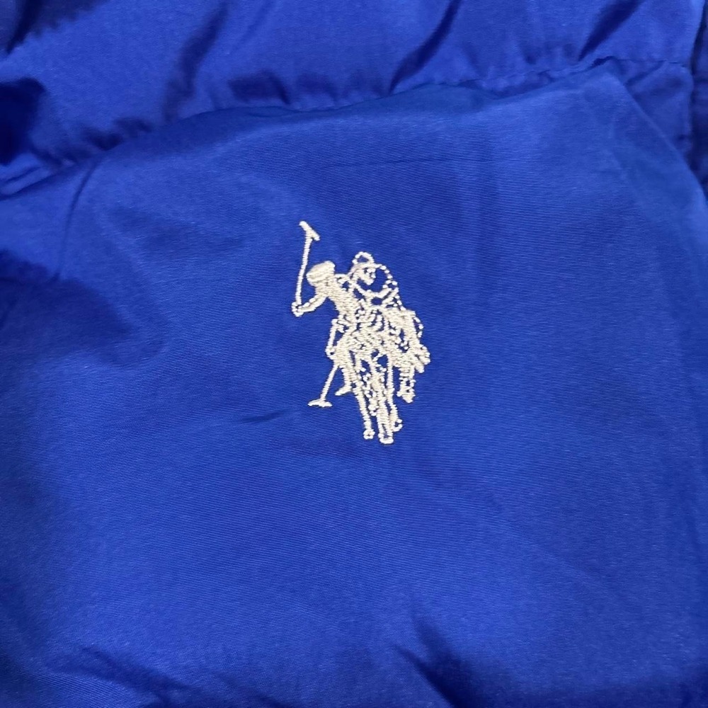 Vintage Blue Puffer Ralph Polo Vest Perfect for Layering - Picture 4 of 6